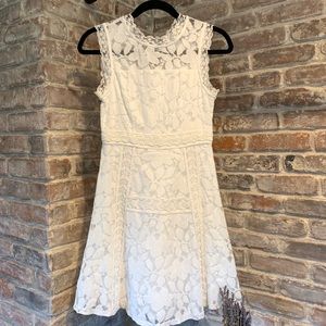 Lace Sleeveless Skater Dress (NWT)